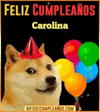 GIF Memes de Cumpleaños Carolina
